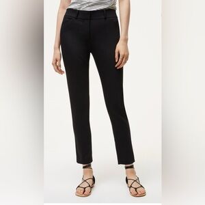 LOFT Classic Black Ankle Pants Julie Fit